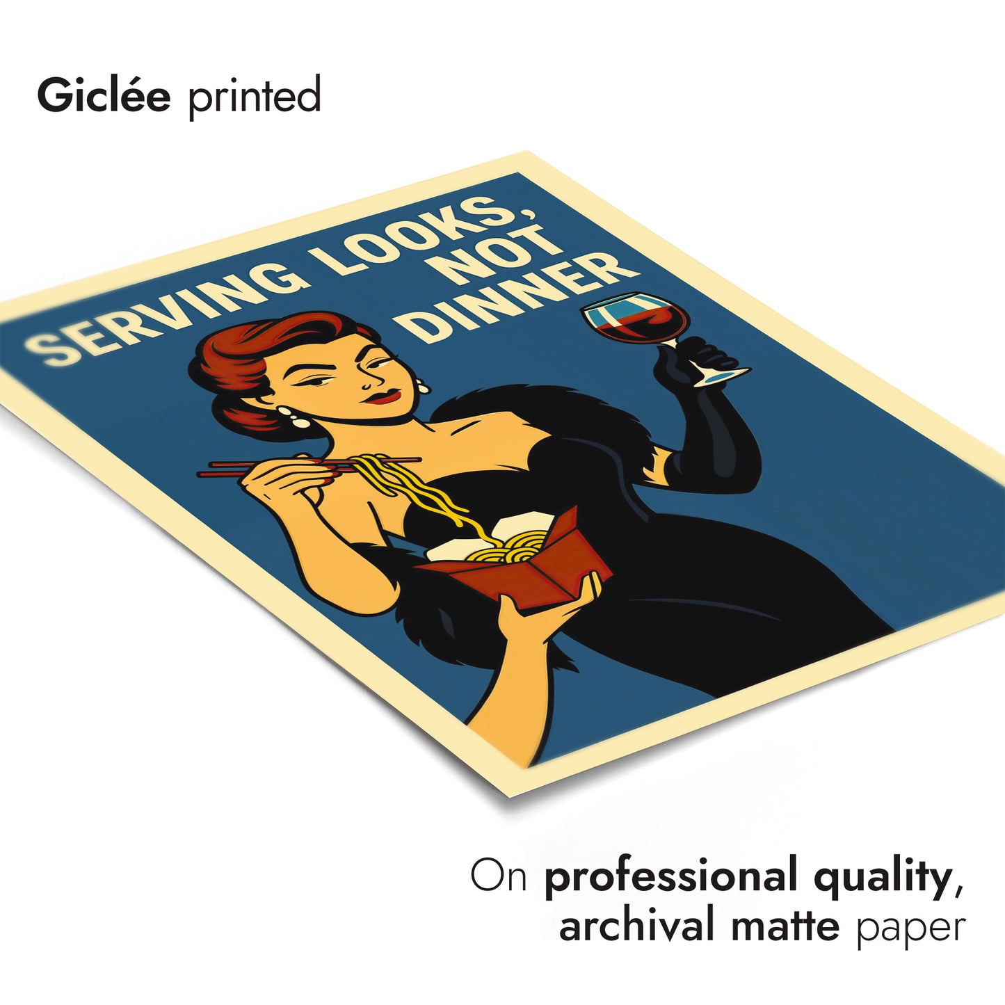 Serving Looks, Not Dinner