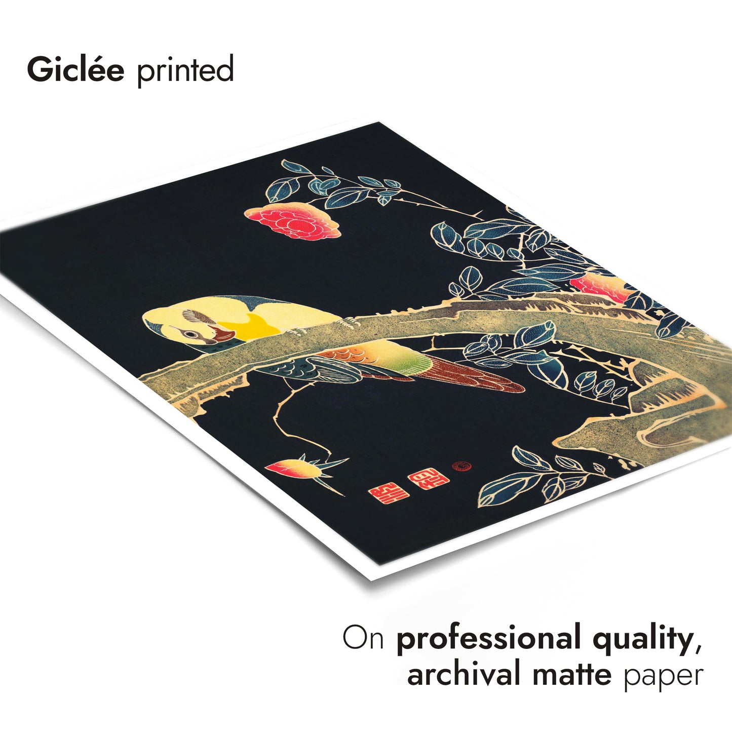 Papegoja på en gren