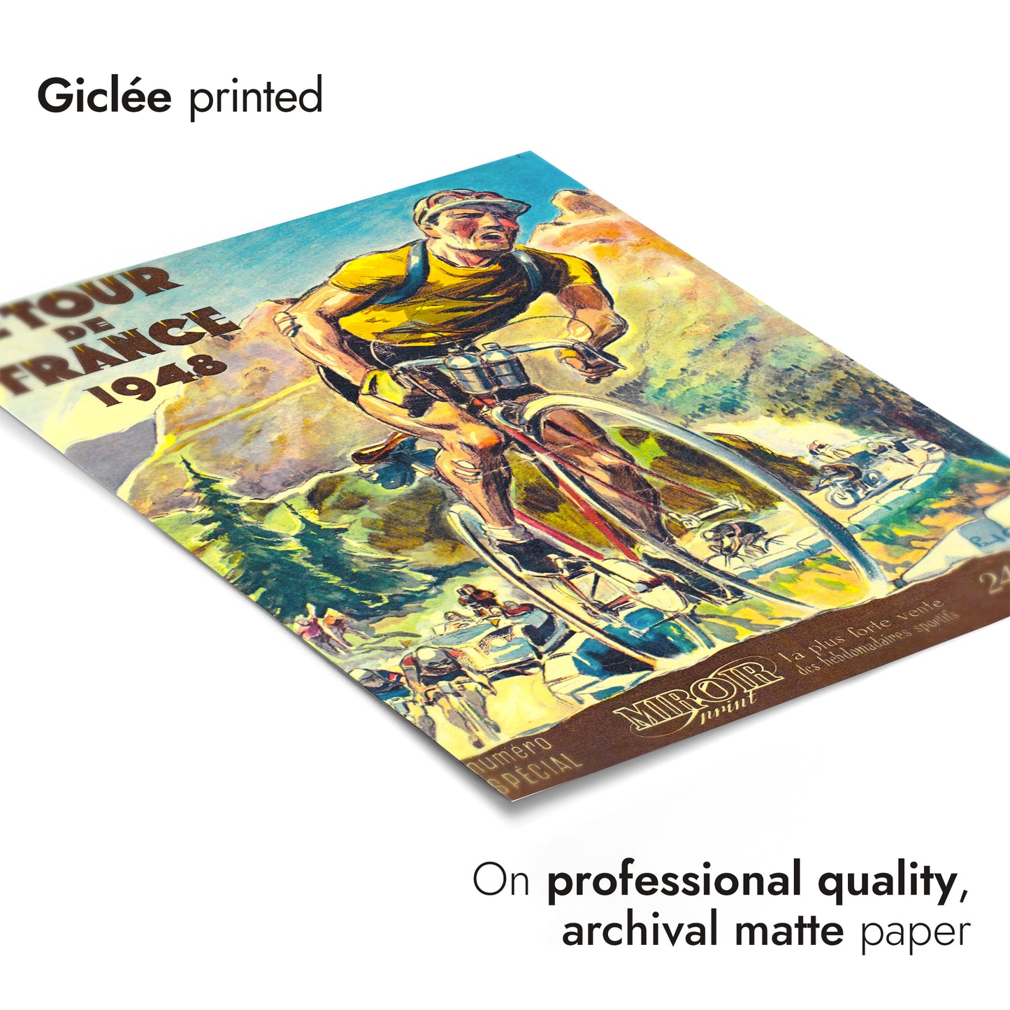 Ensemble vintage du Tour de France