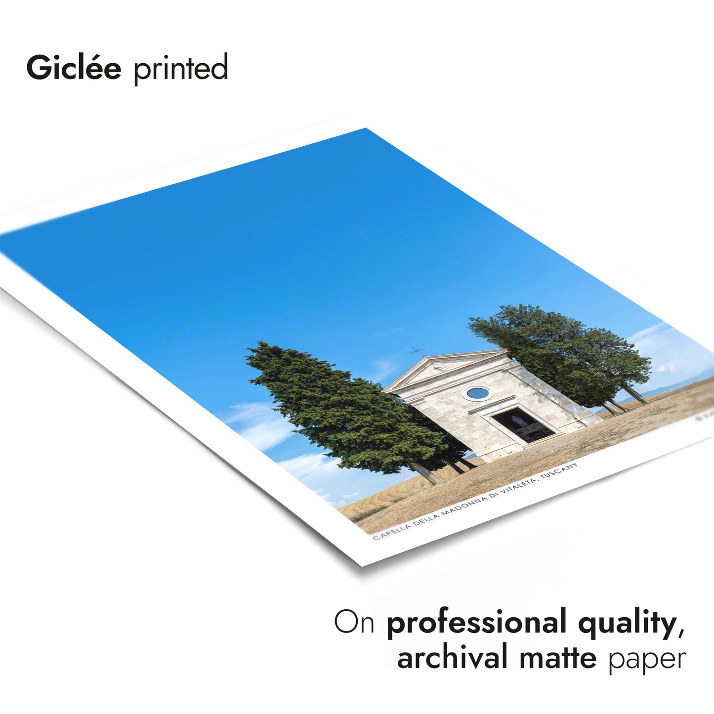 Capella Della Madonna Di Vitaleta, Toscana Porträtt