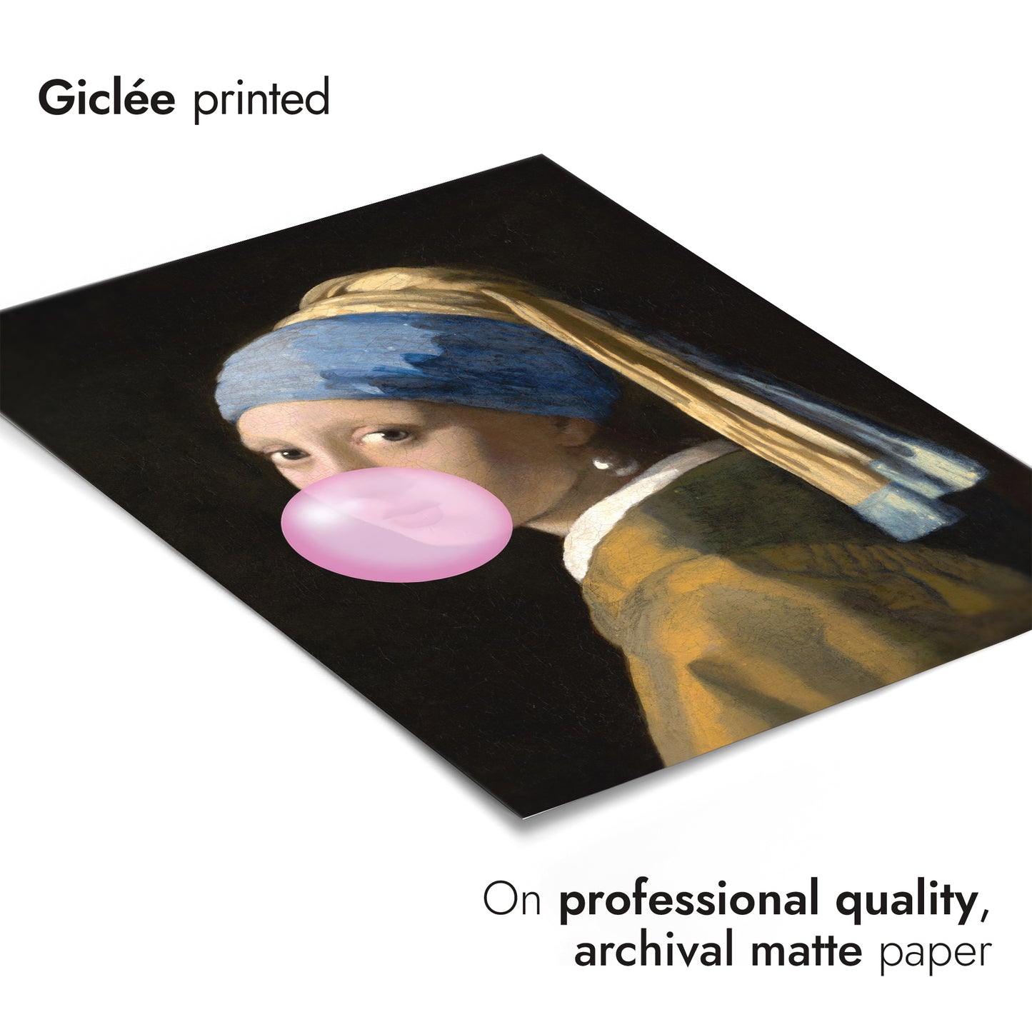 Bubblegum Parel Oorbel