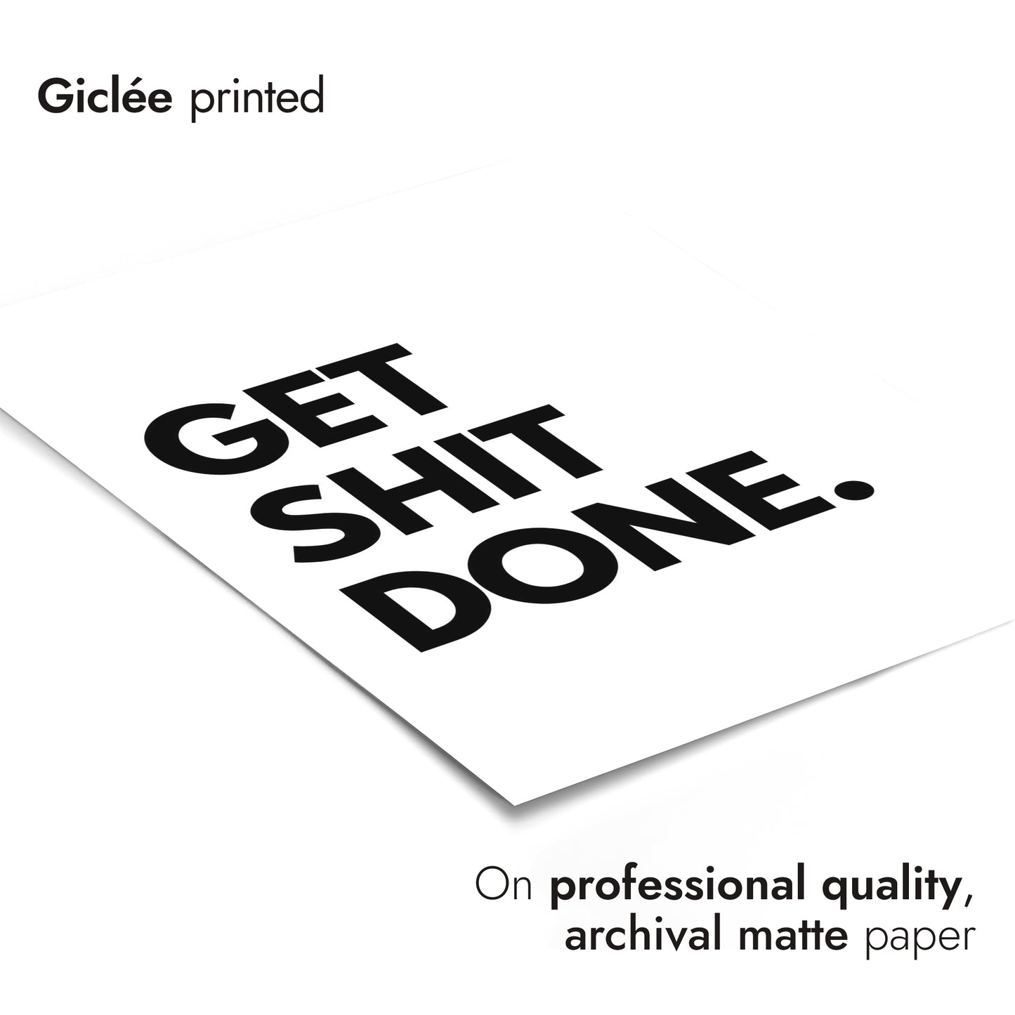 Erledige den Scheiß.