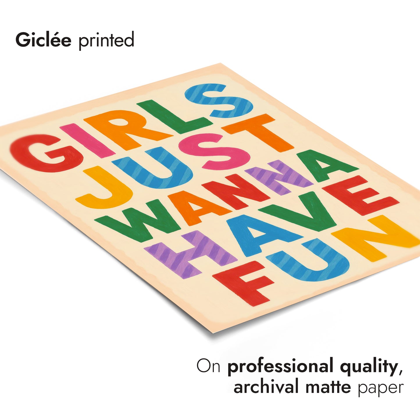 Les filles veulent juste s'amuser