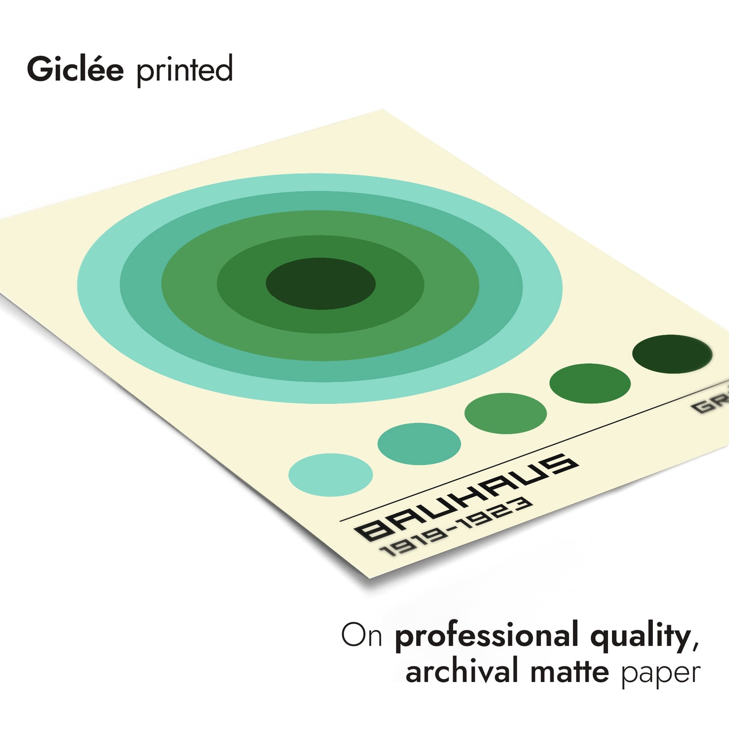Trio Vert du Milieu du Siècle
