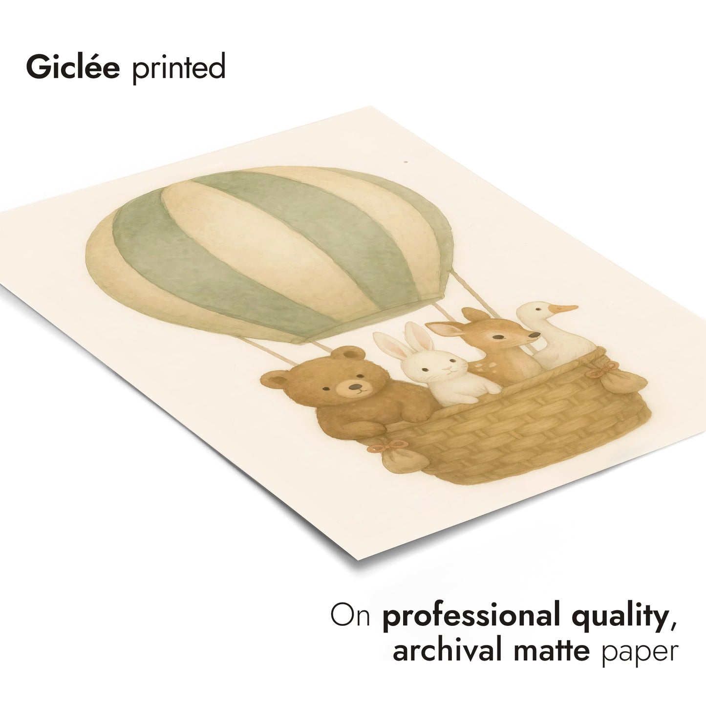 Hot Air Balloon Animals