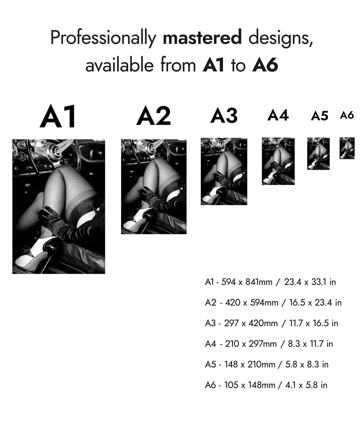 Driving Classic in High Heels