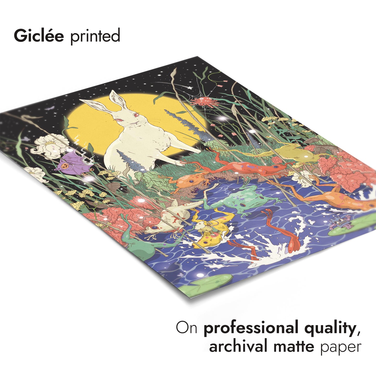 The Hare and the Frogs (Night Version)