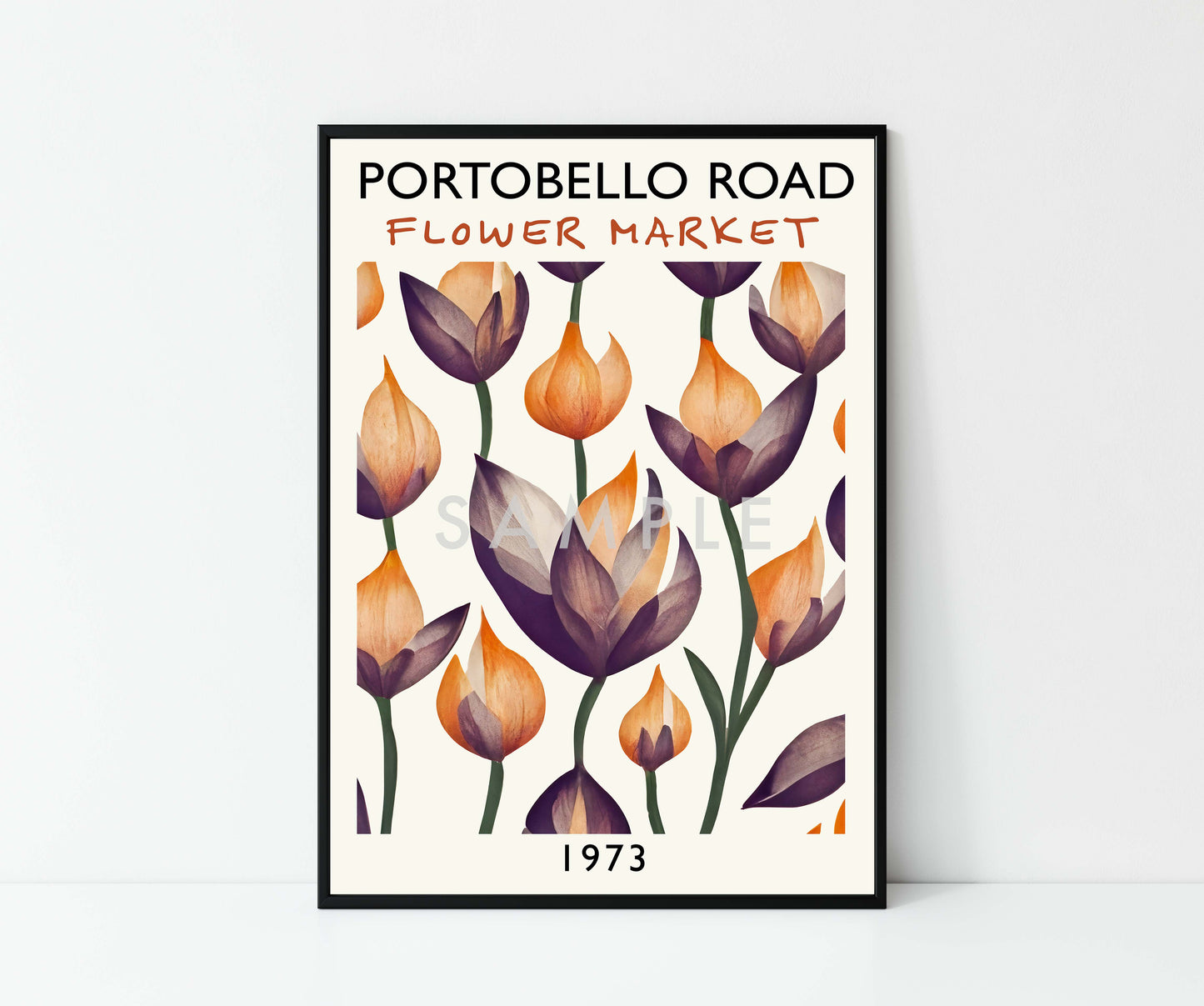 London Bloemenmarkt - Set van 3