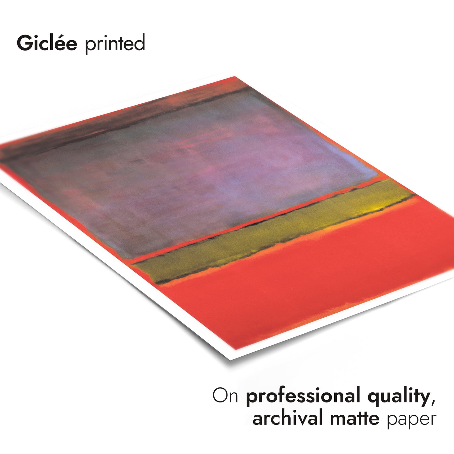 Nr. 6 (Violett, Grün & Rot)