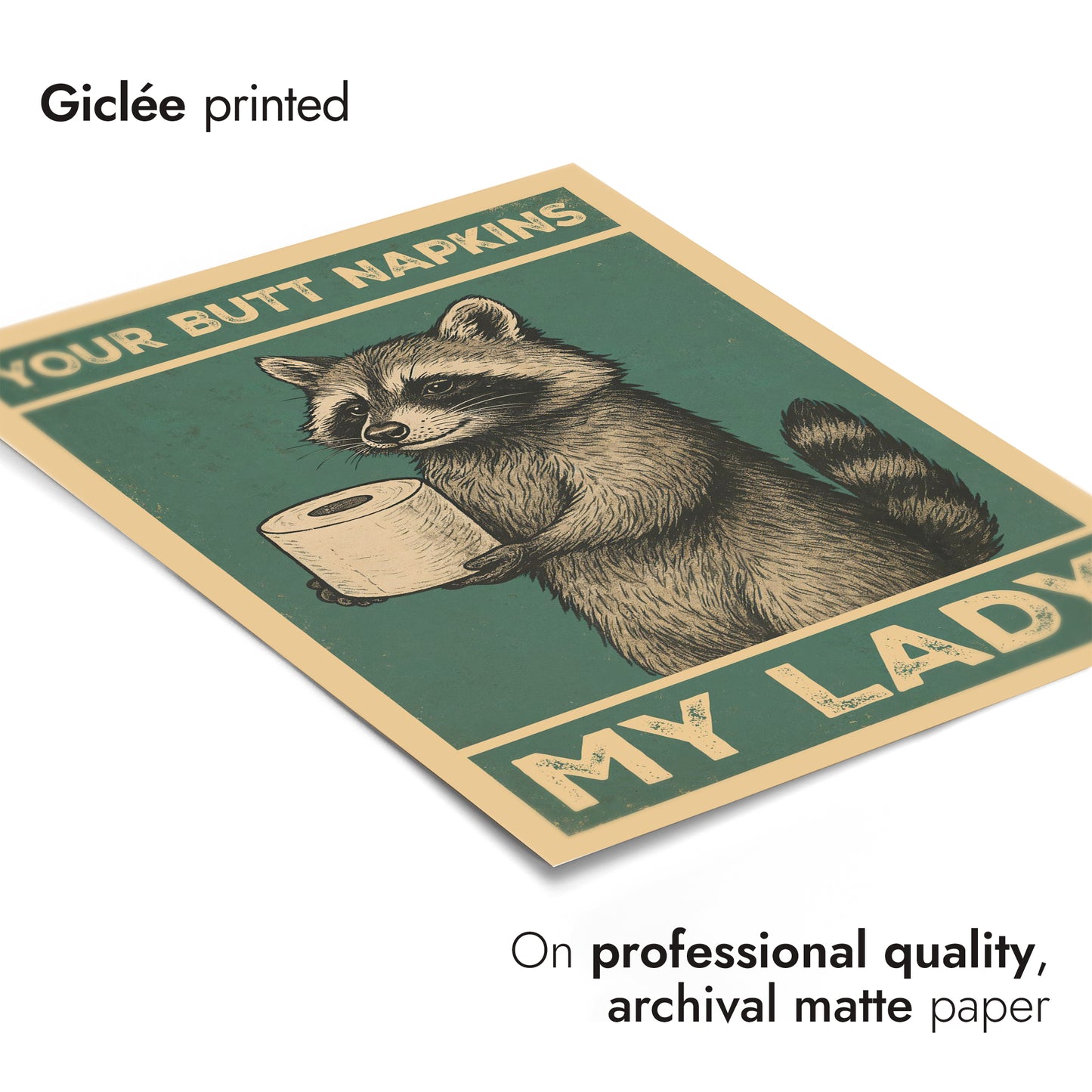 Deine Hintern-Taschentücher, meine Dame