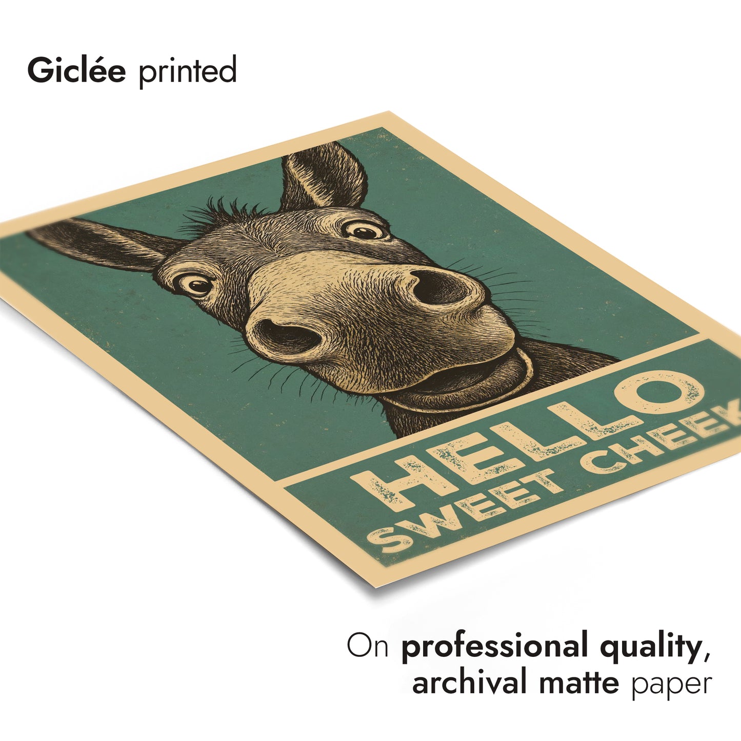 Hallo Zoete Wangen Ezeltje