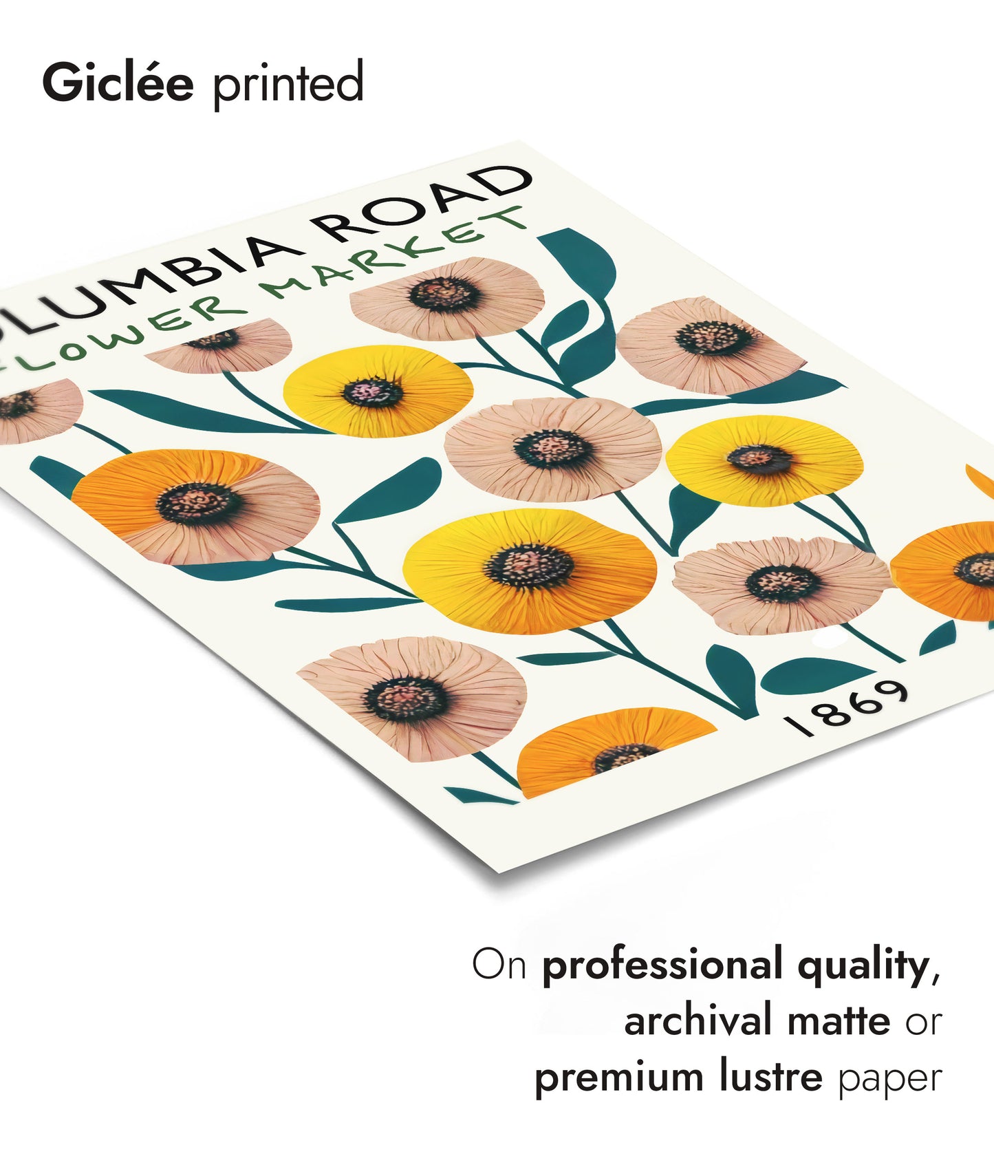 London Bloemenmarkt - Set van 3