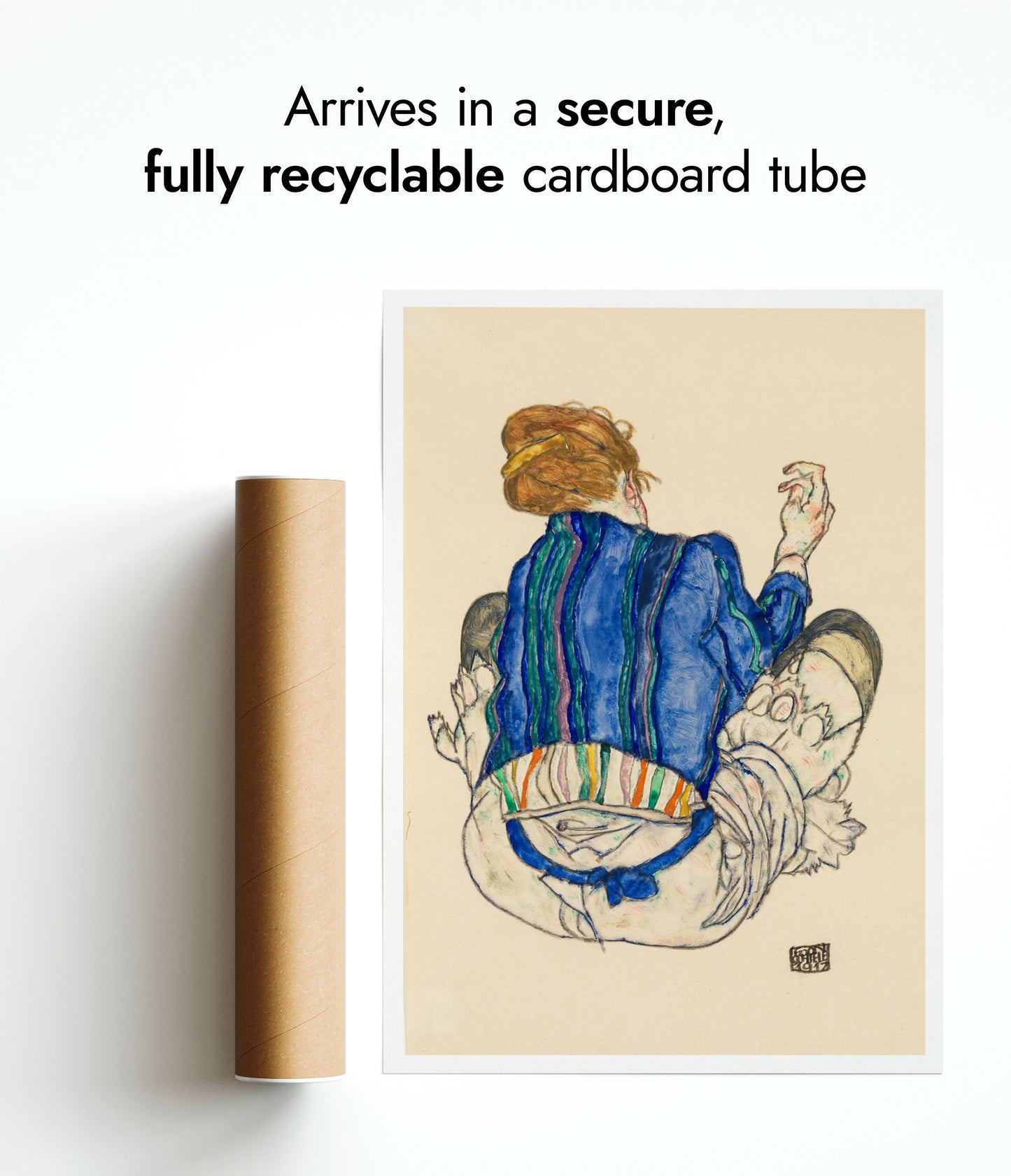 Seated Woman Back View