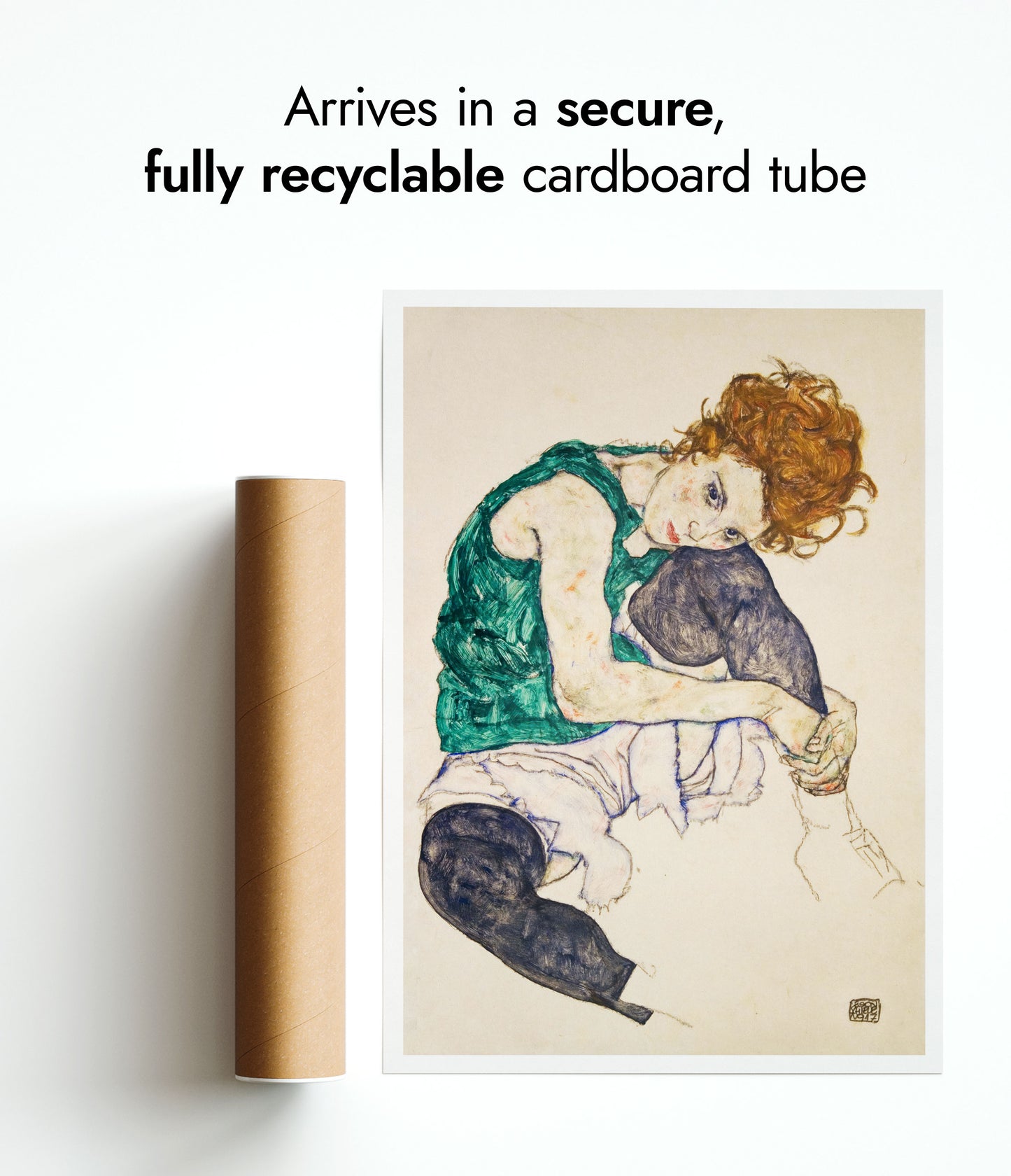 Seated Woman with Legs Drawn Up