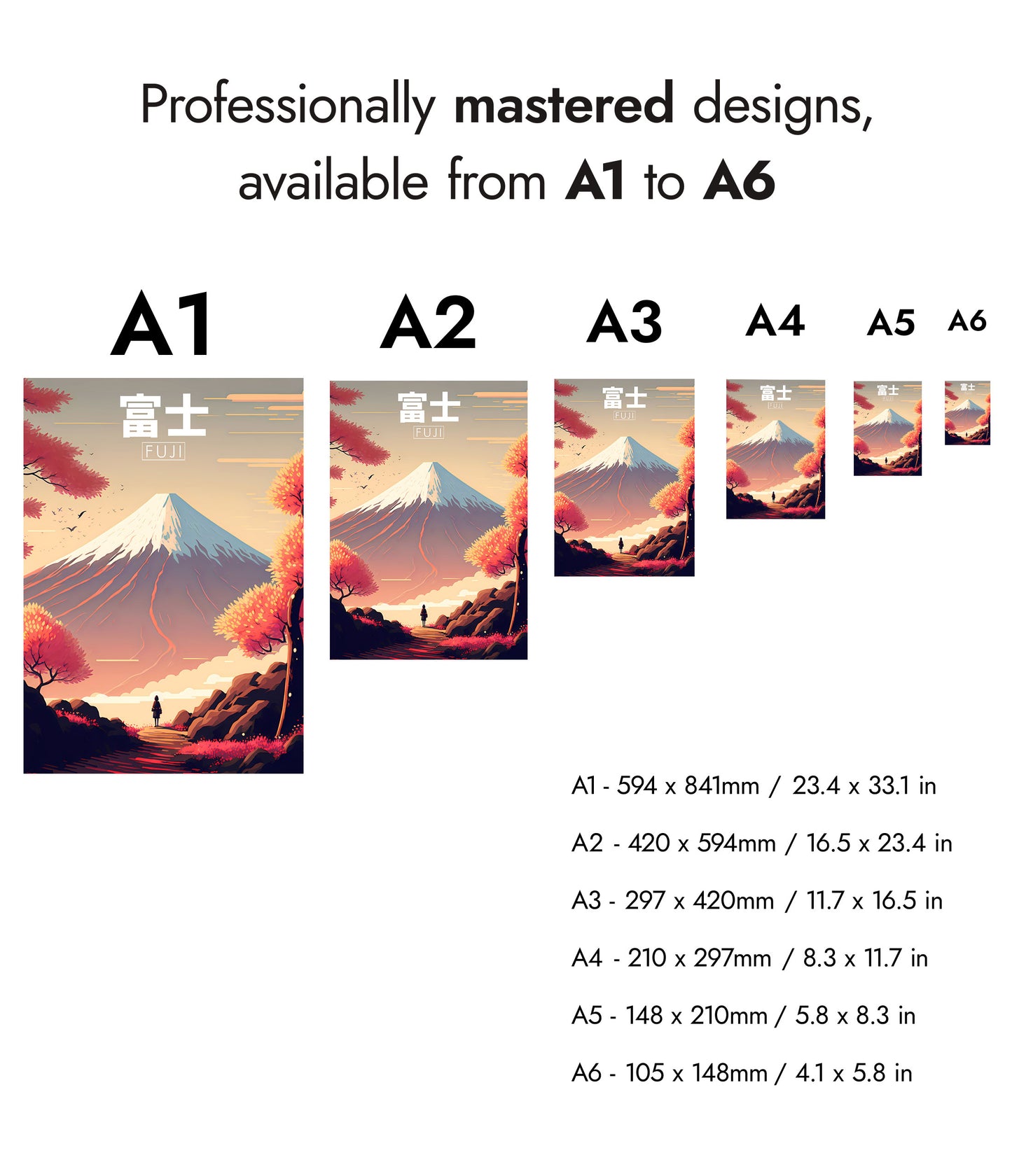 Japan Anime Resa - Set om 3