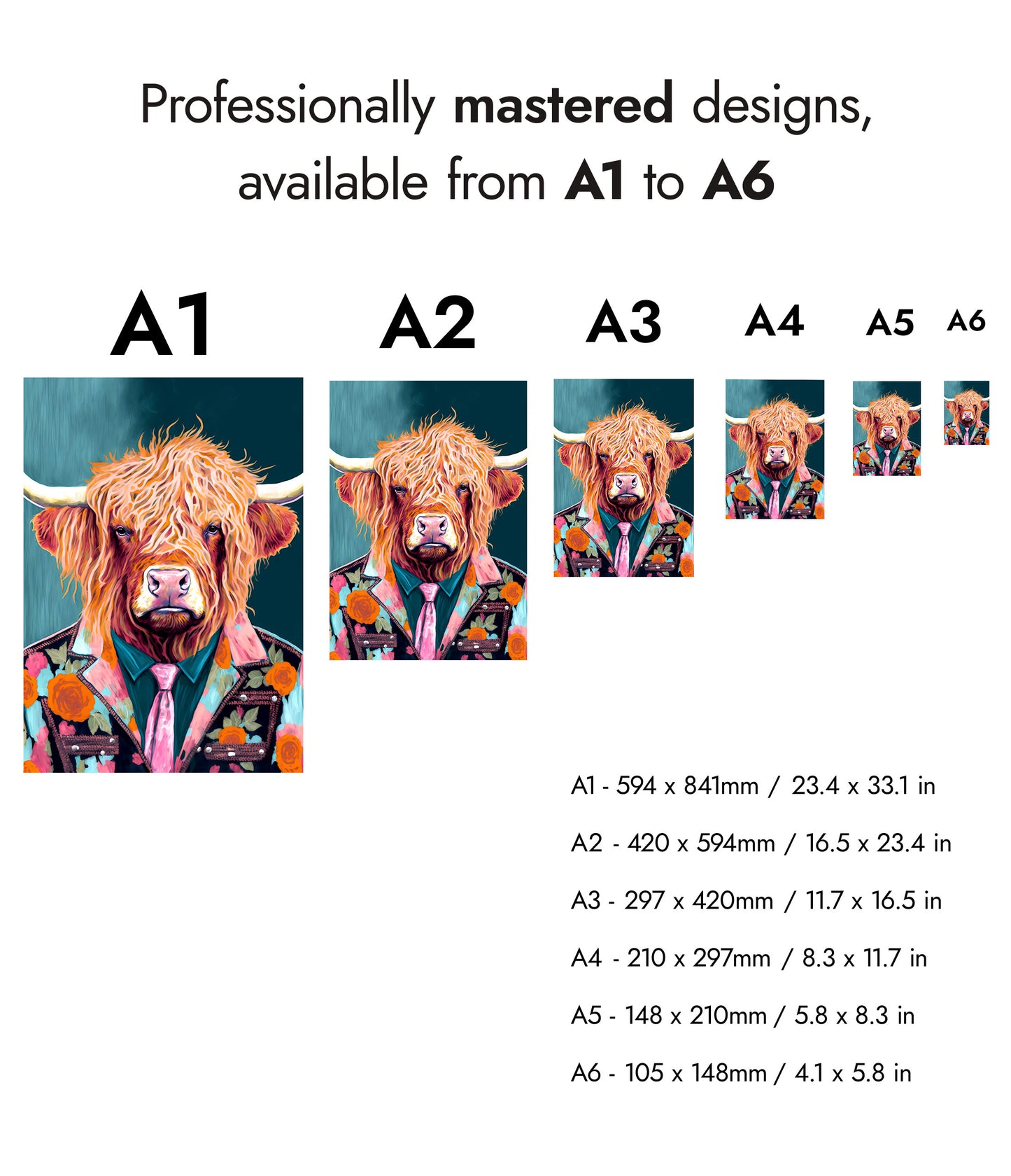 Animal Pop Art - Set of 3