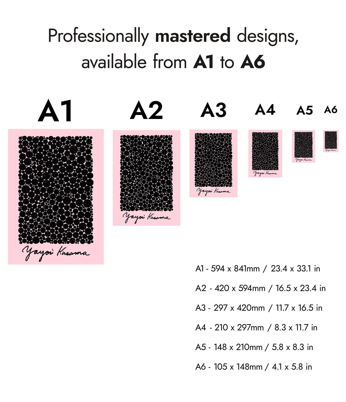 Yayoi Kusama - Ensemble de 3