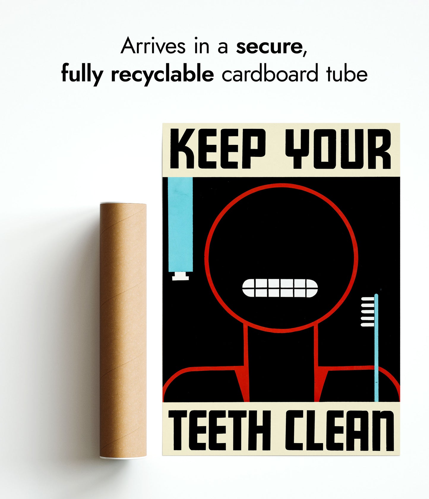 Halte deine Zähne sauber