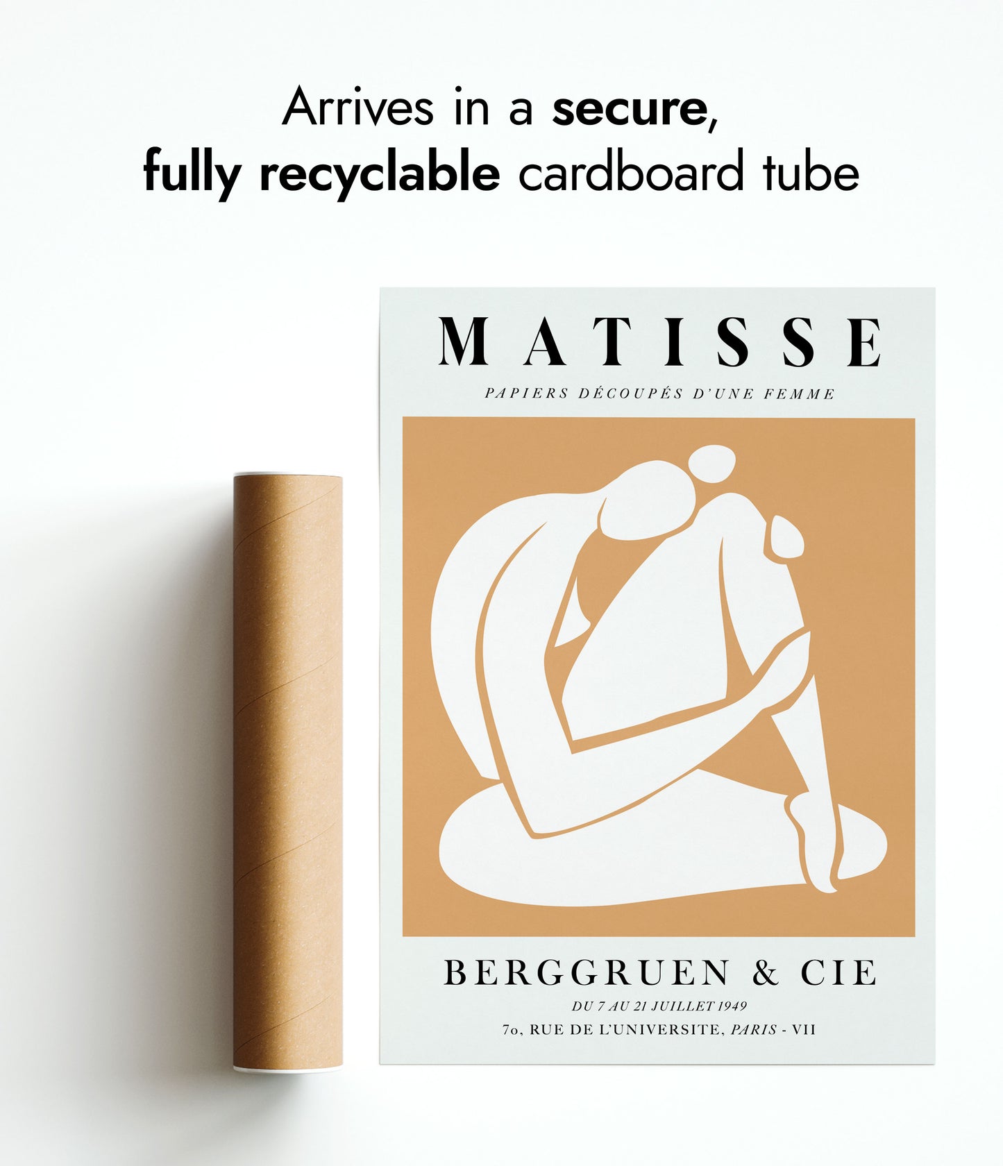 Une Femme Orange, À Genoux