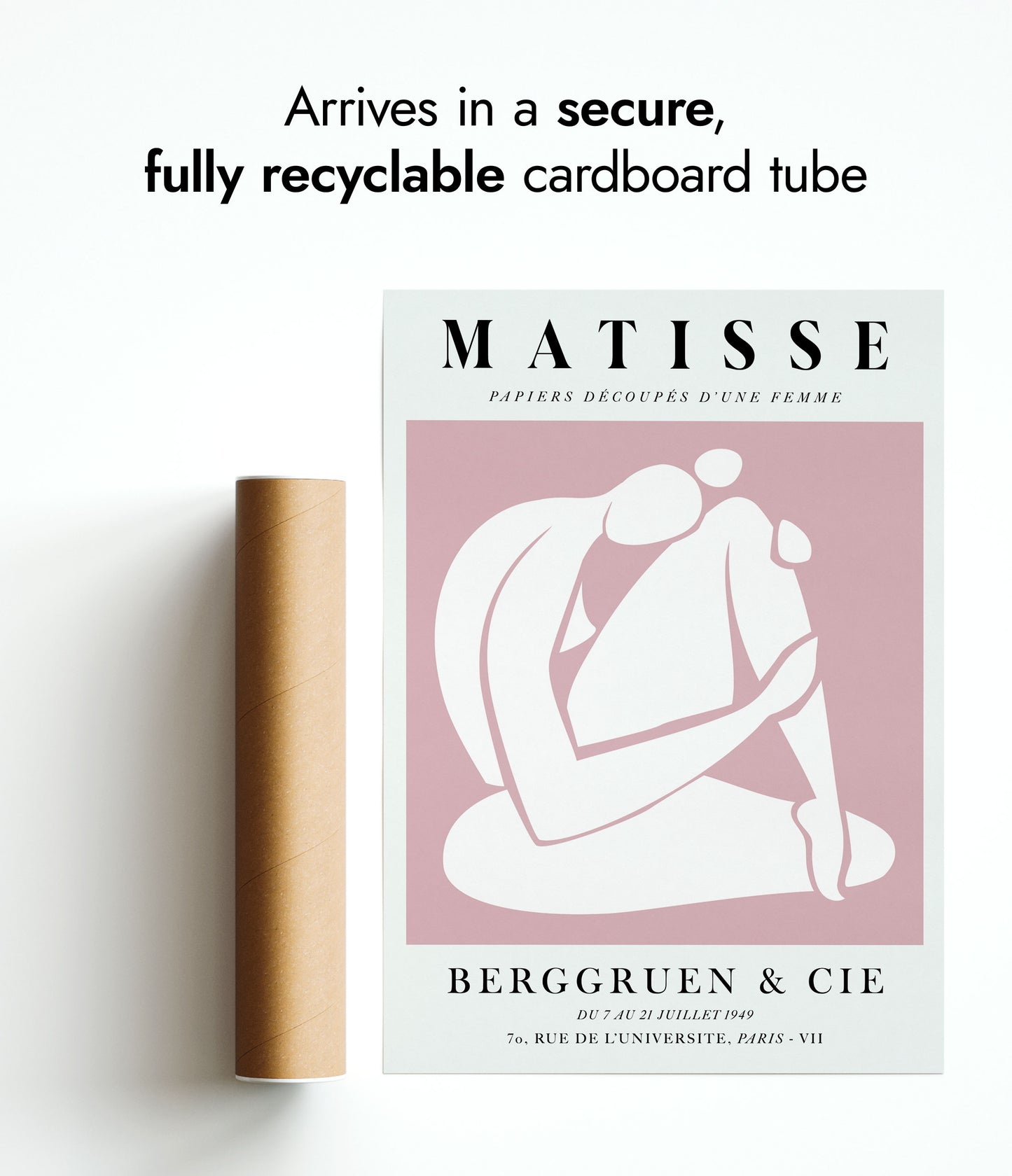 Une Femme Rose, À Genoux