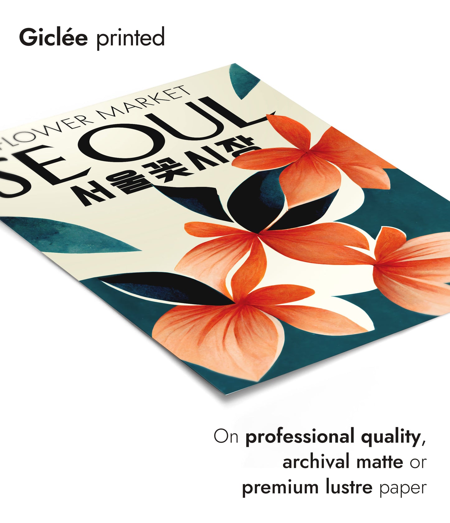 Asien Blommarknad - Set om 3