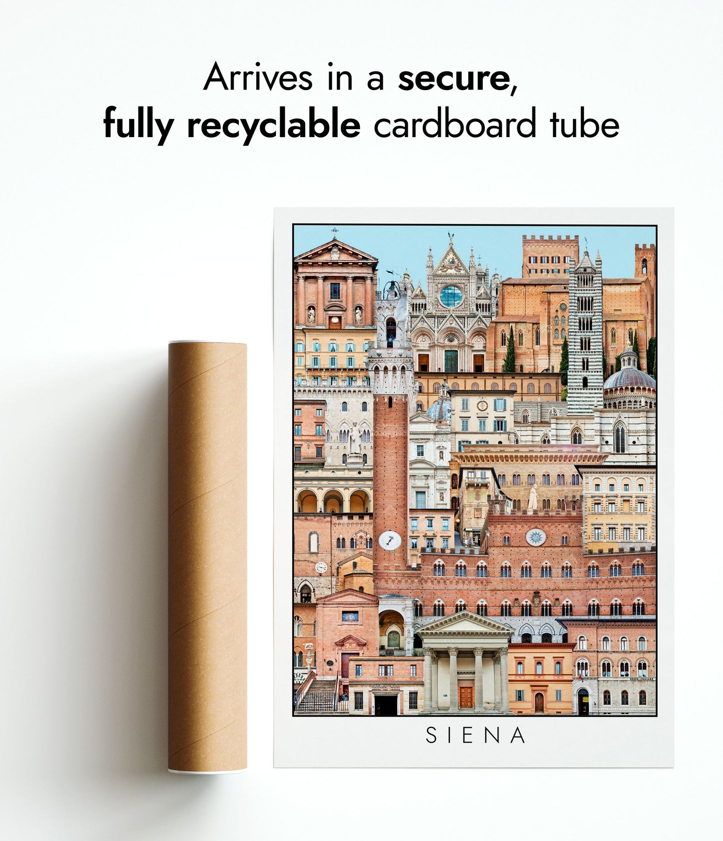 Paysage urbain de Sienne