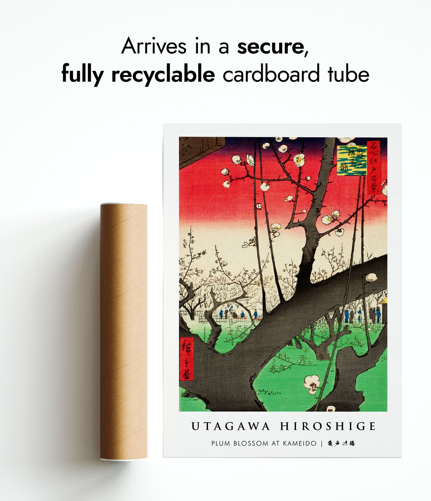 Pruimenbloesem bij Kameido