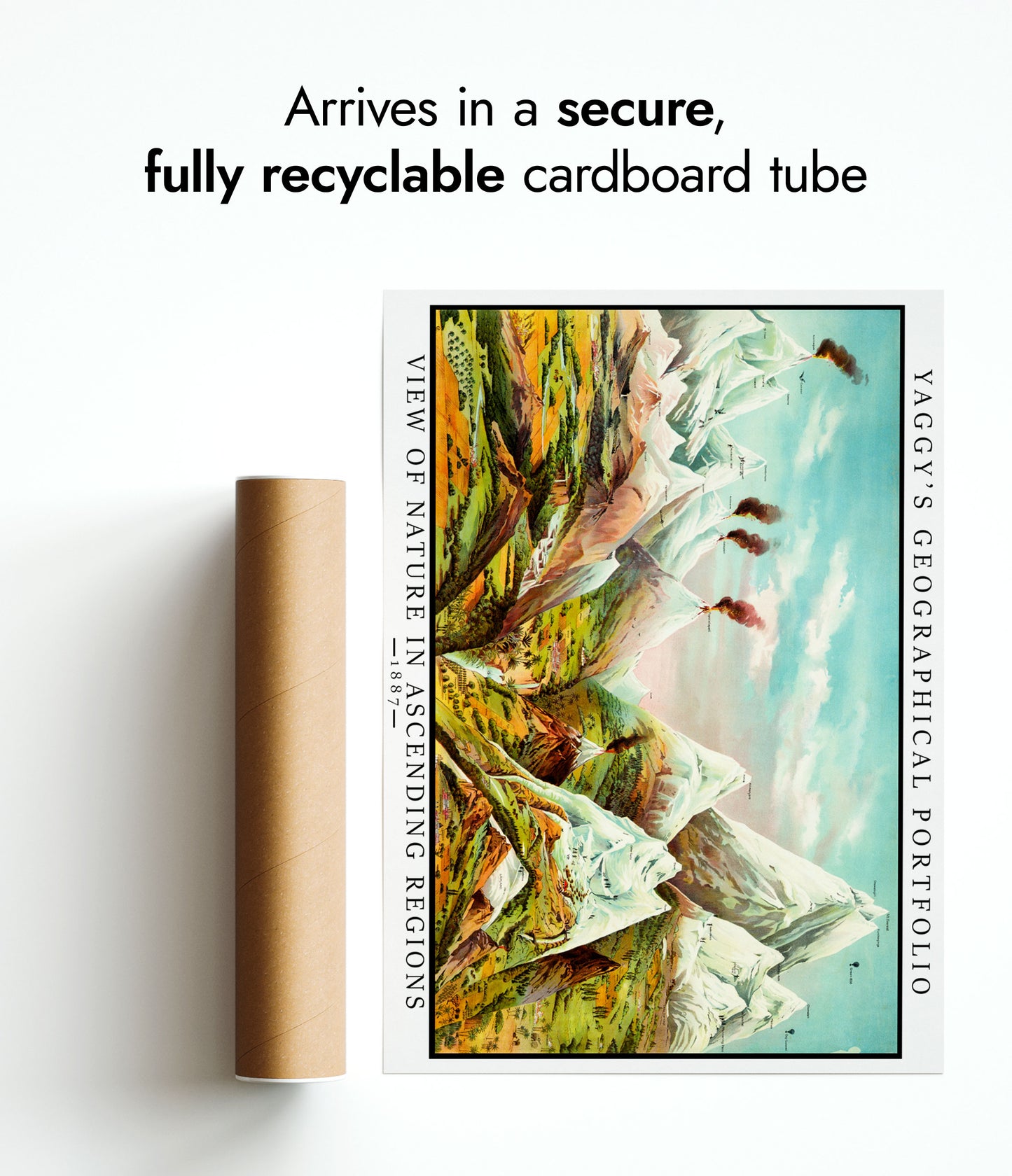 Natur in aufsteigenden Regionen