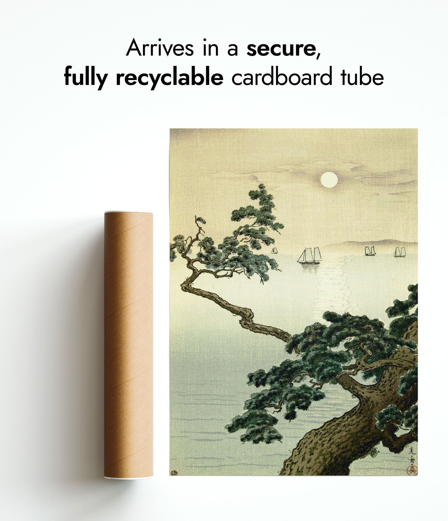 Volle Maan bij Akashi Strand