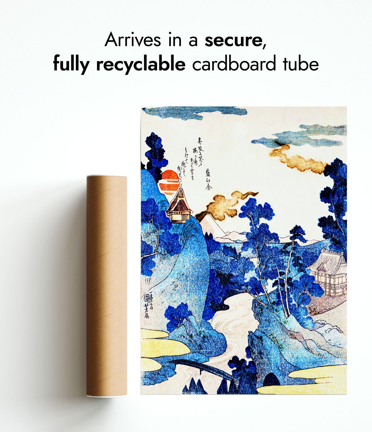 An Evening View Of Fuji