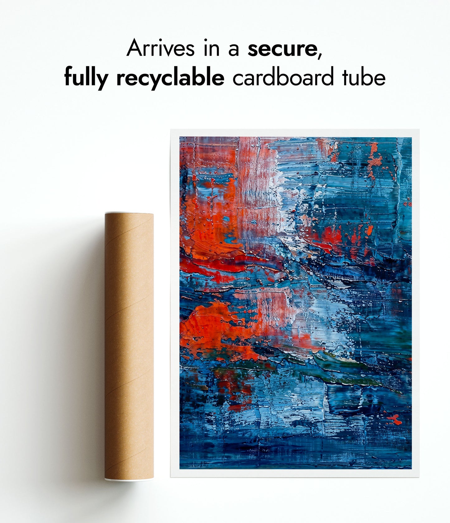 Warm & Cold Impasto, Portrait III