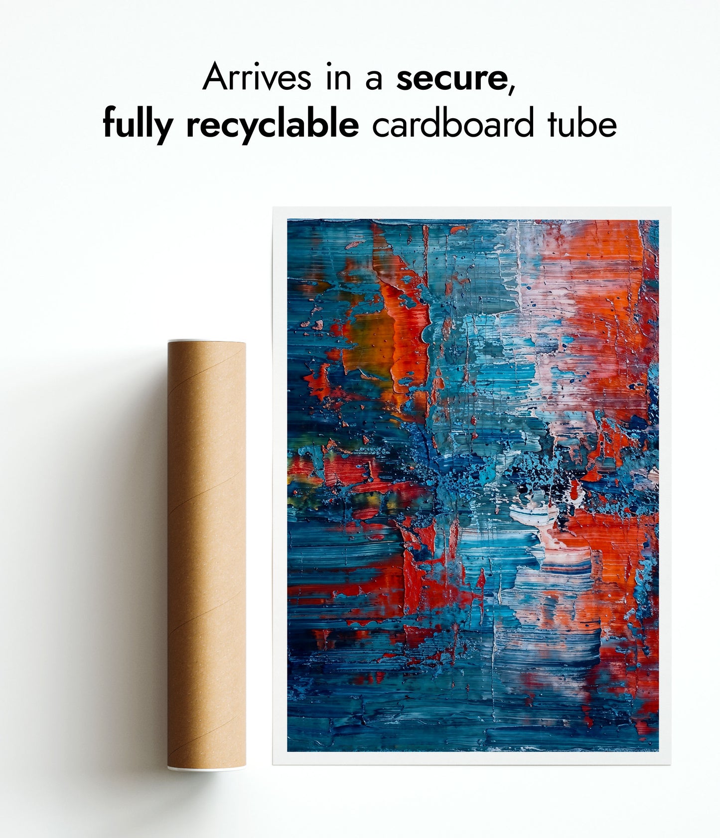 Warm & Cold Impasto, Portrait I