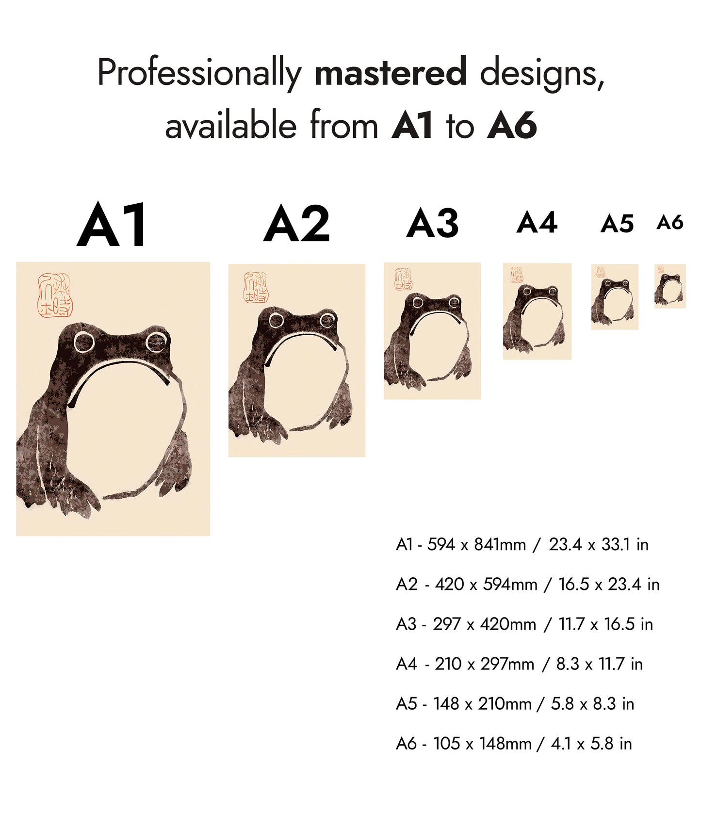 Matsumoto Hoji Frogs - Set of 3