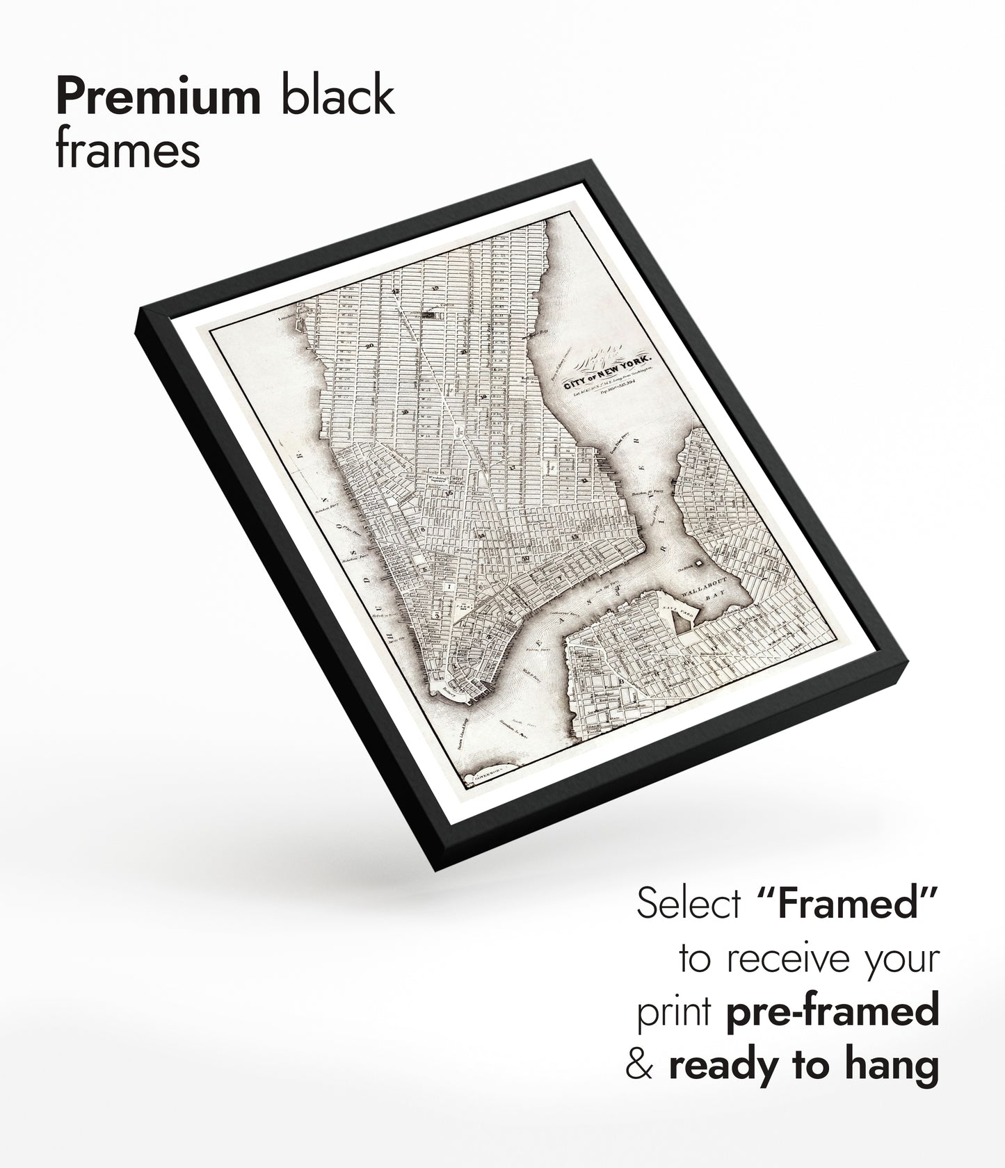 New York Vintage Map