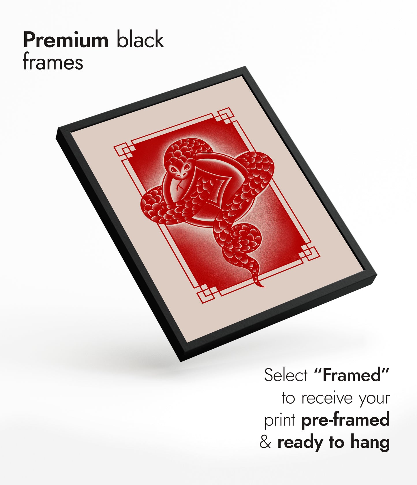 Snake, Chinese Zodiac Red