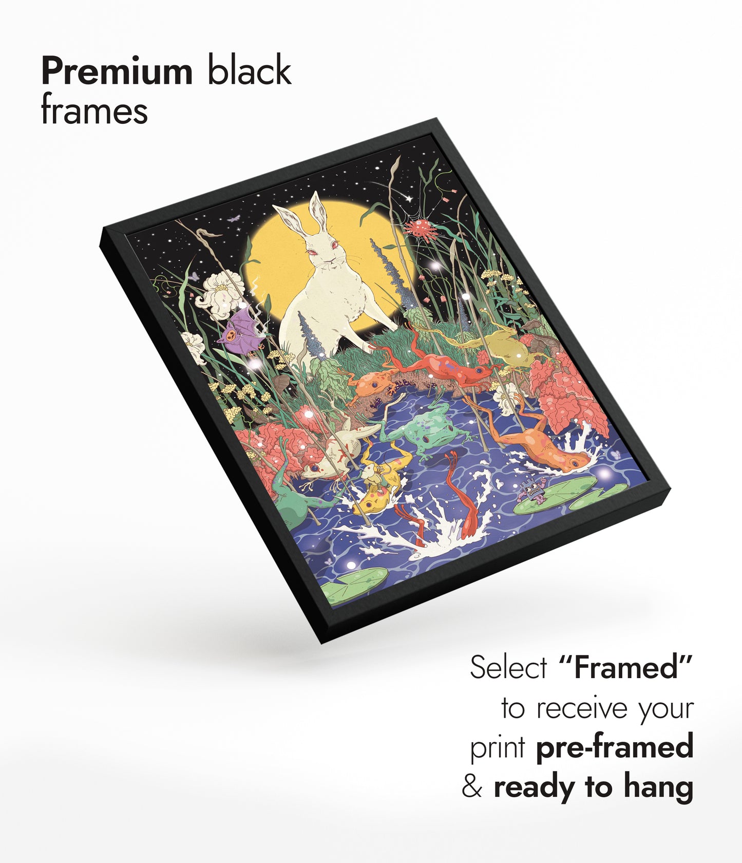 The Hare and the Frogs (Night Version)