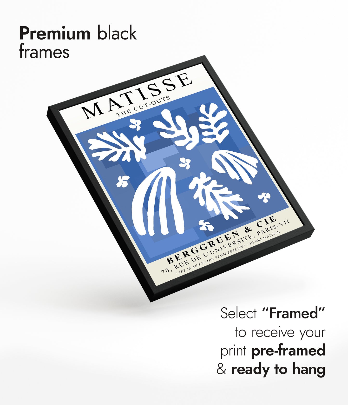 Matisse Blue Cut-Outs