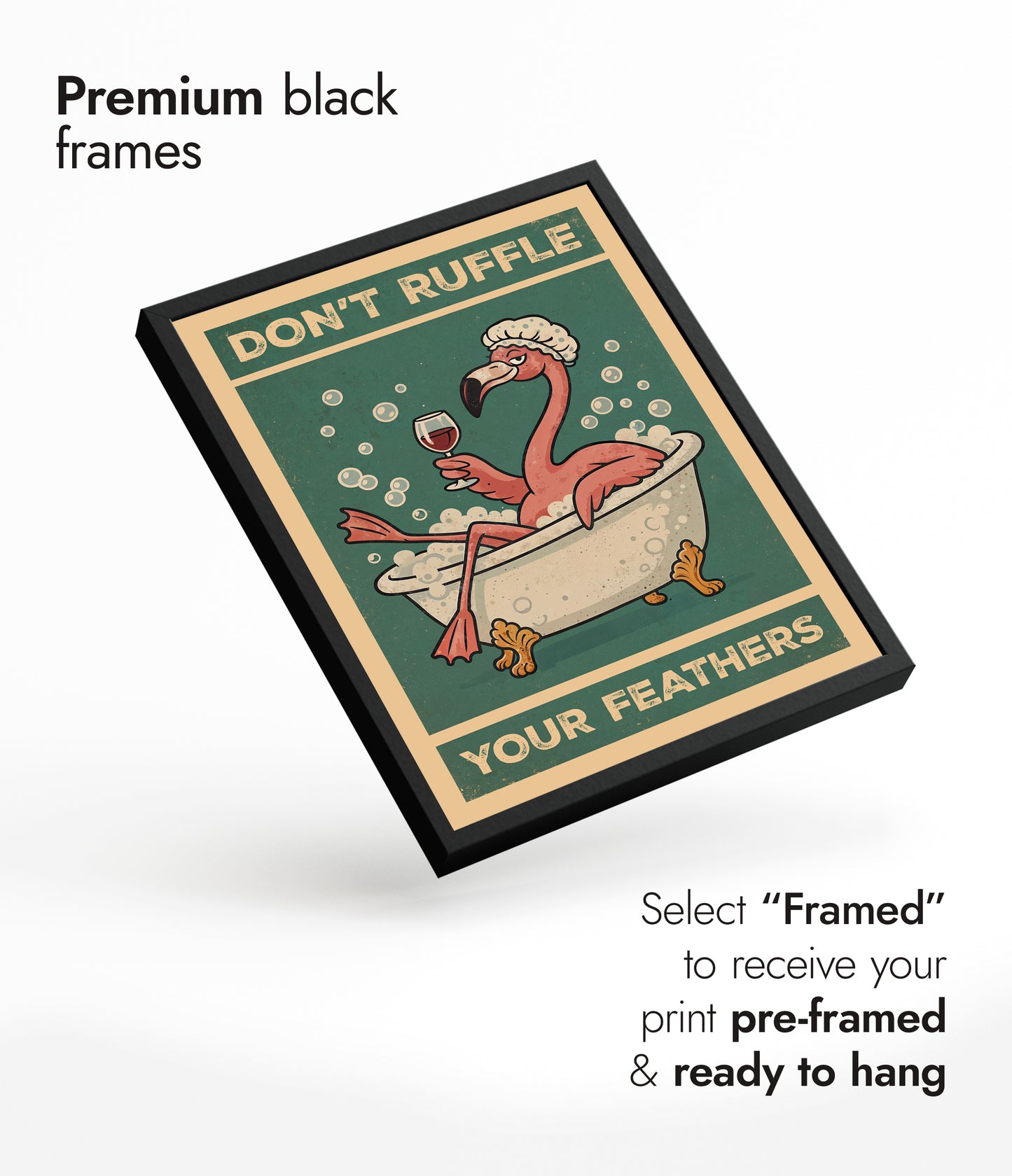 Maak je veren niet los