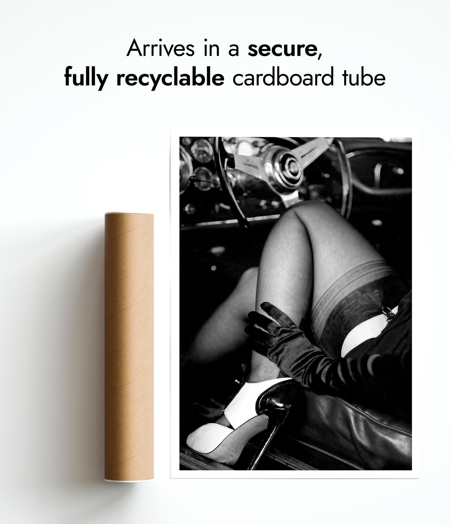 Driving Classic in High Heels