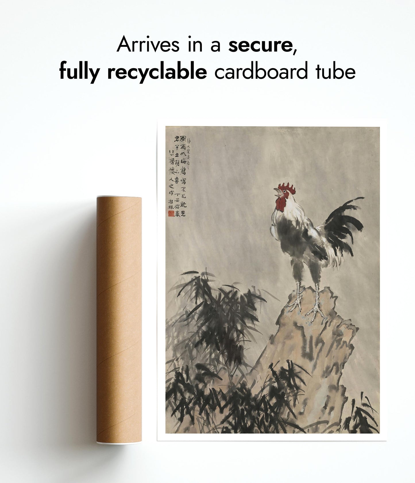 The Rooster Crows in the Wind and Rain