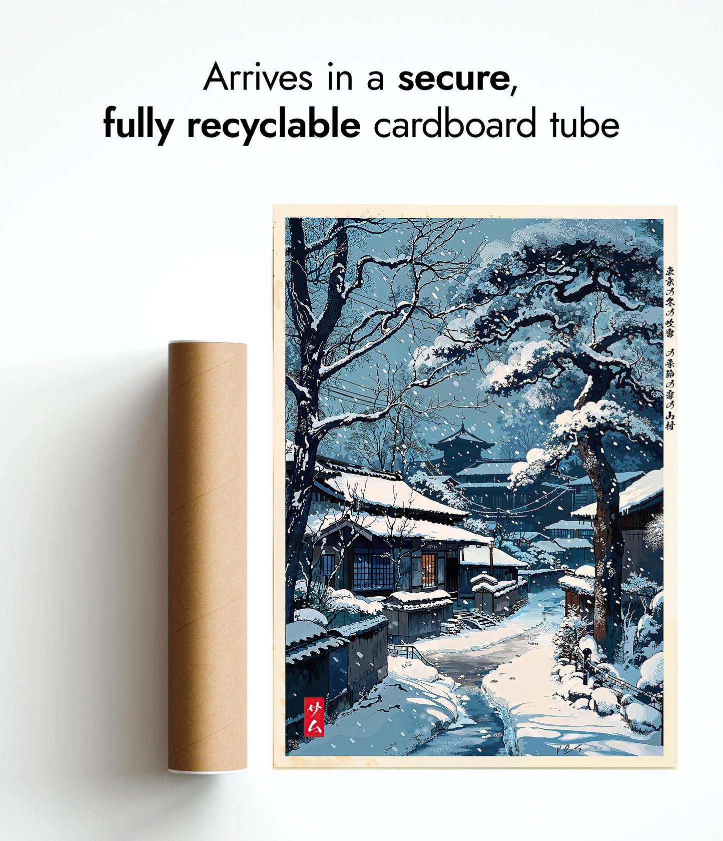 Snowy Village in Osaka