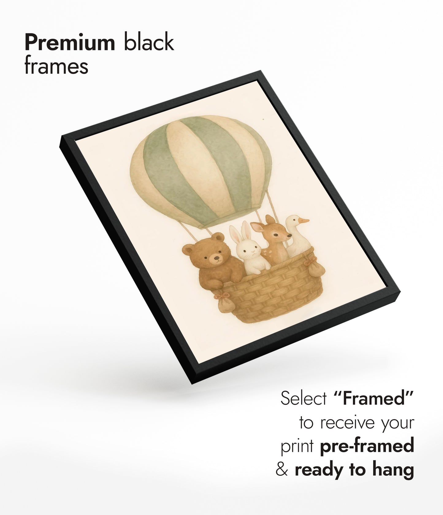 Hot Air Balloon Animals