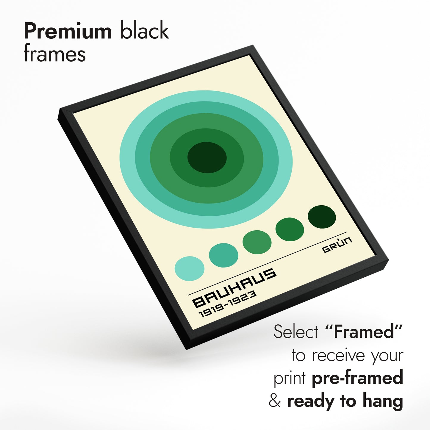 Trio Vert du Milieu du Siècle