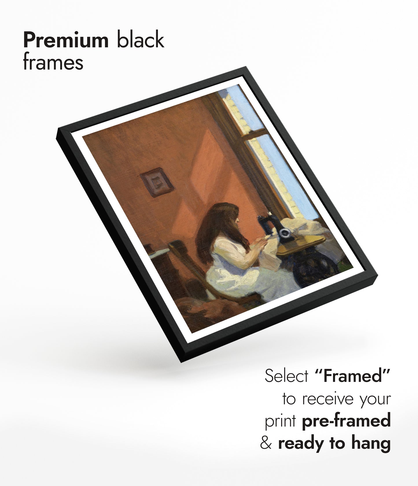 Meisje bij een naaimachine