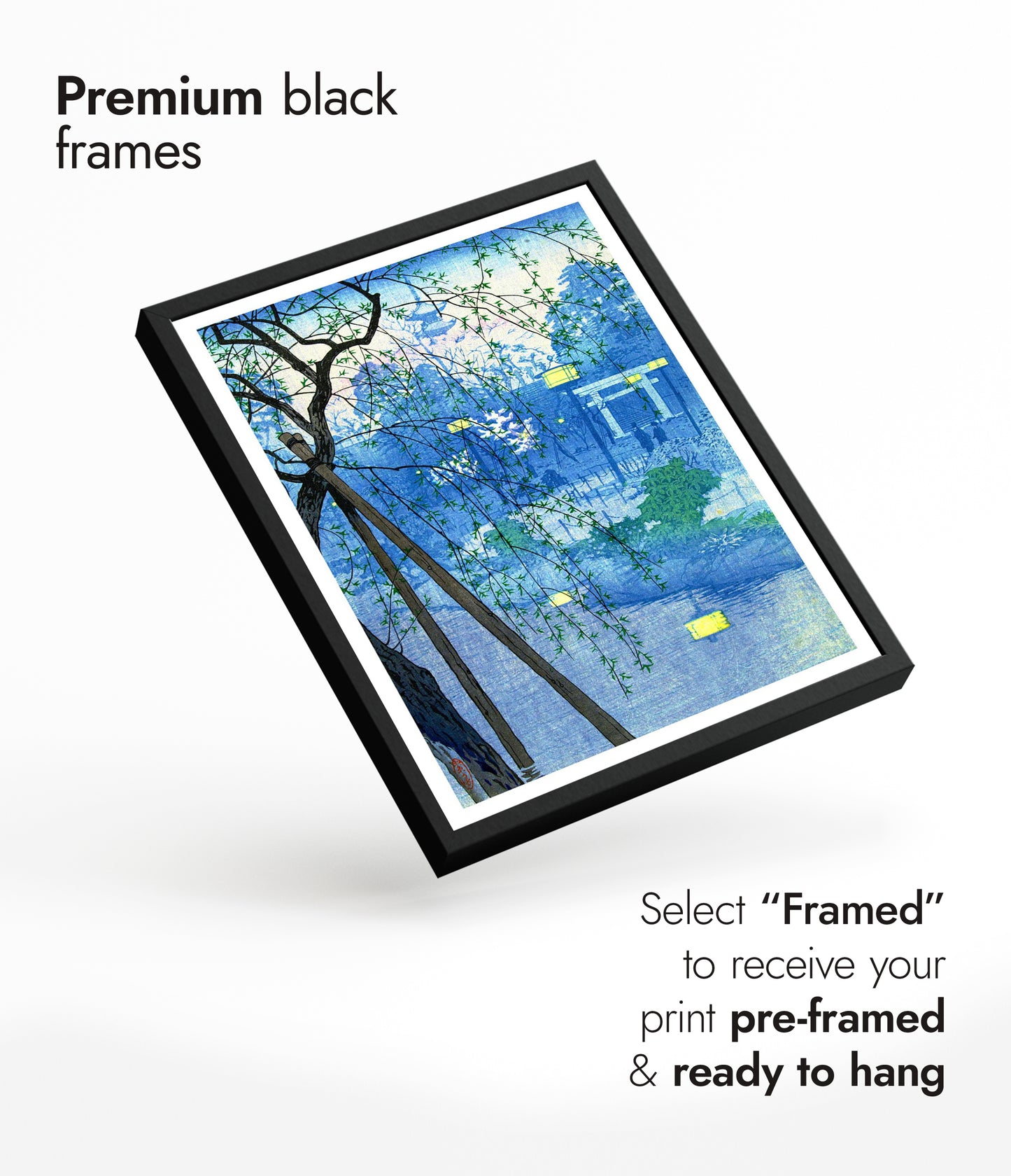 Dimmig kväll vid Shinobazu-dammen, Tokyo