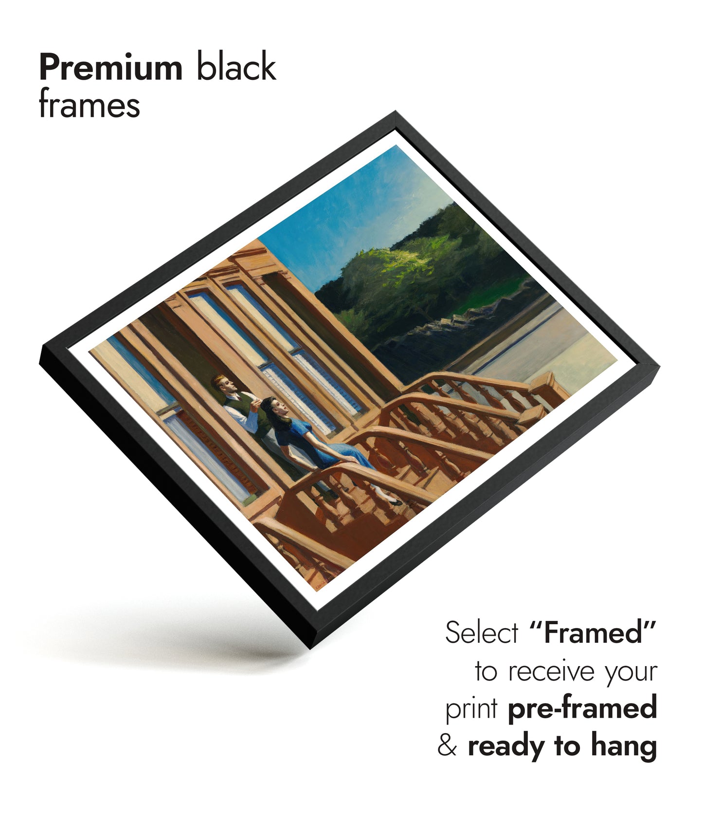 Sonnenlicht auf Braungefärbten Steinhäusern