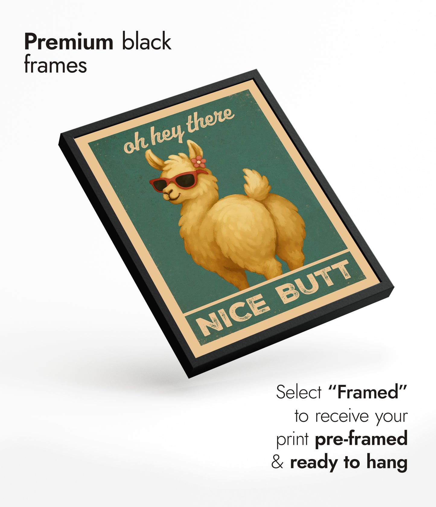 Oh, hallo! Netter Hintern