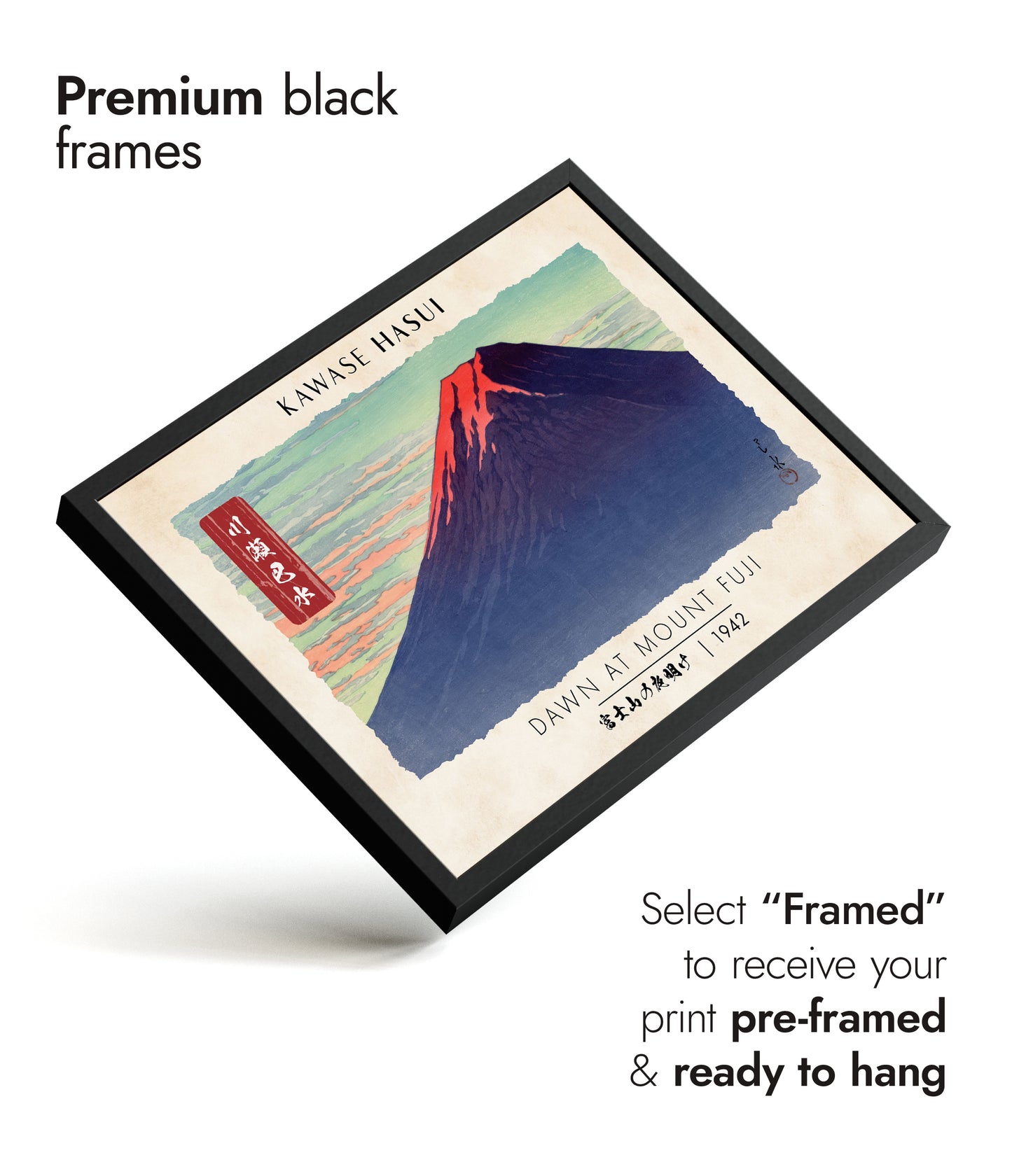 Dageraad bij de berg Fuji