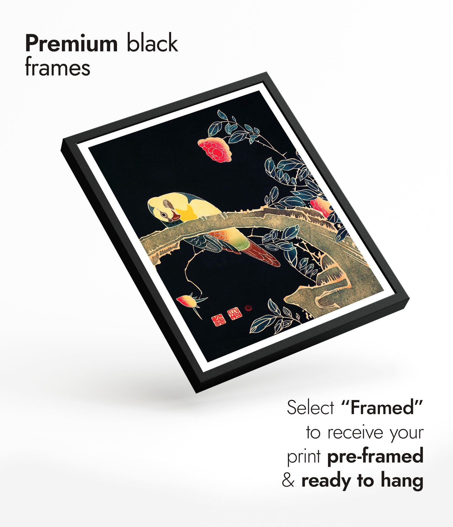 Papegoja på en gren