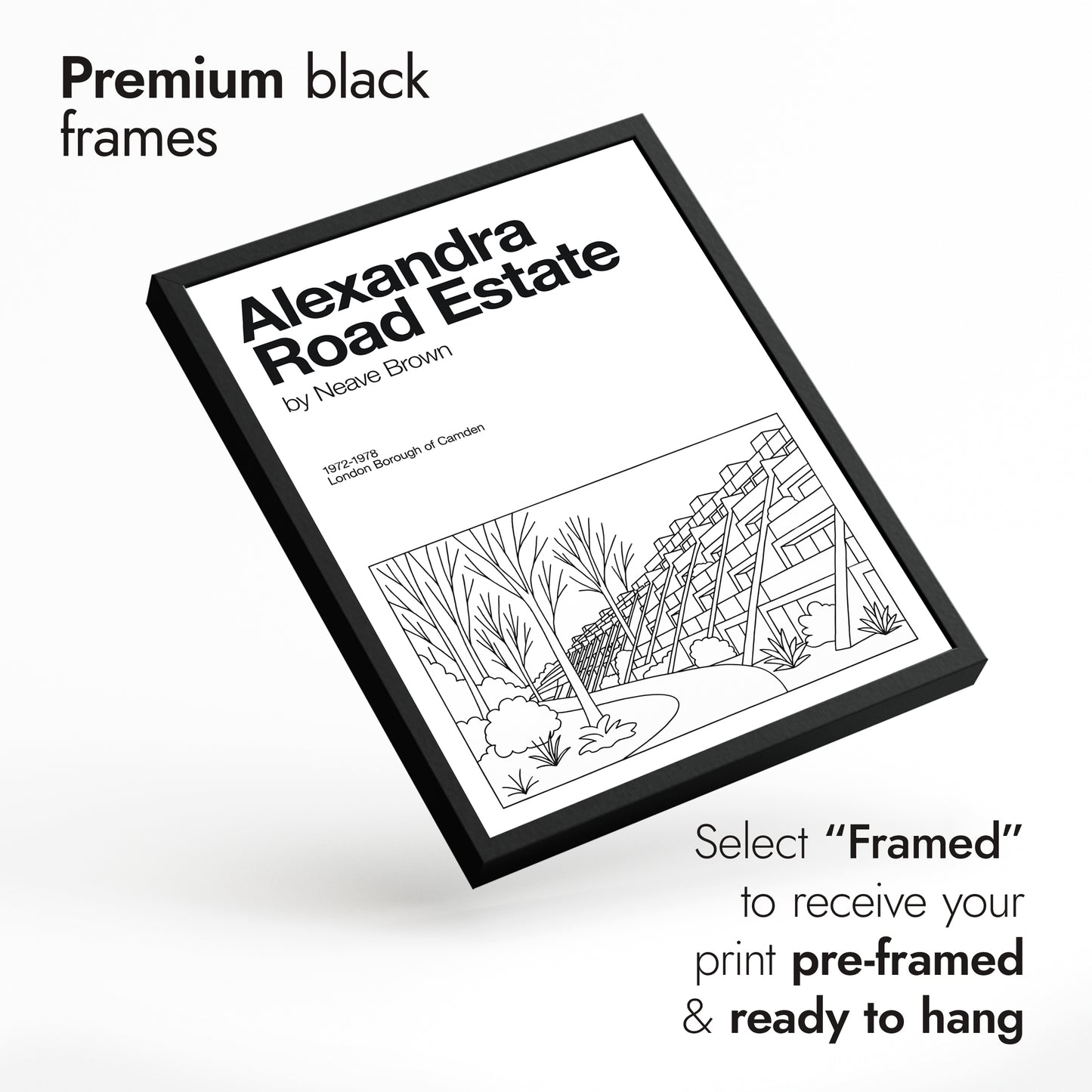 Lijntekeningen Architectuur Trio